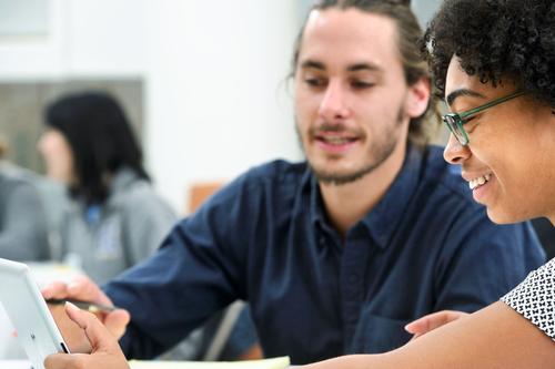 Peter Kazickas '15 and Porshai Rivera '16