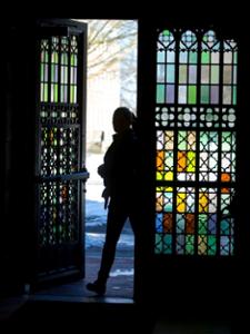 Doorway in Christian A. Johnson Hall