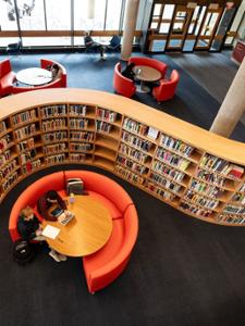 Burke Library study nook