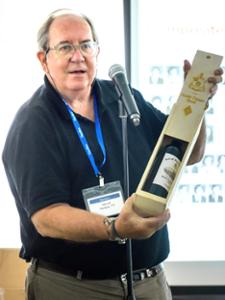David Nicholas '77 presents "Bold Toast Reserve" at the PSI U Steak Dinner