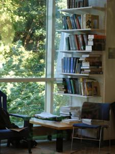 Morning in a Science Center study room.