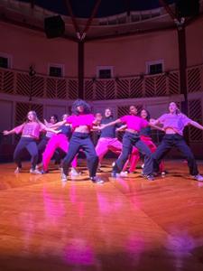 Hamilton HEAT perform Heat&rsquo;s Revenge. Photo: Cara Lee &rsquo;29