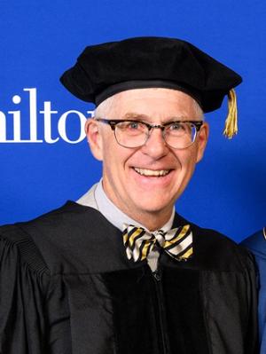 Stephen Durfee ’85 and President Steven Tepper