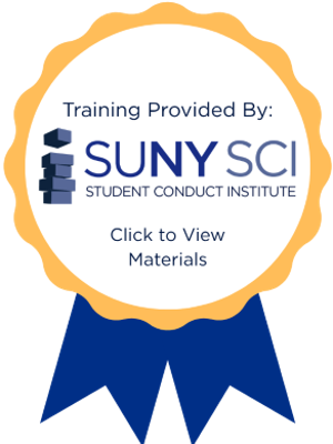 SUNY SCI training badge