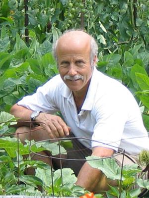Lee Reich in Garden