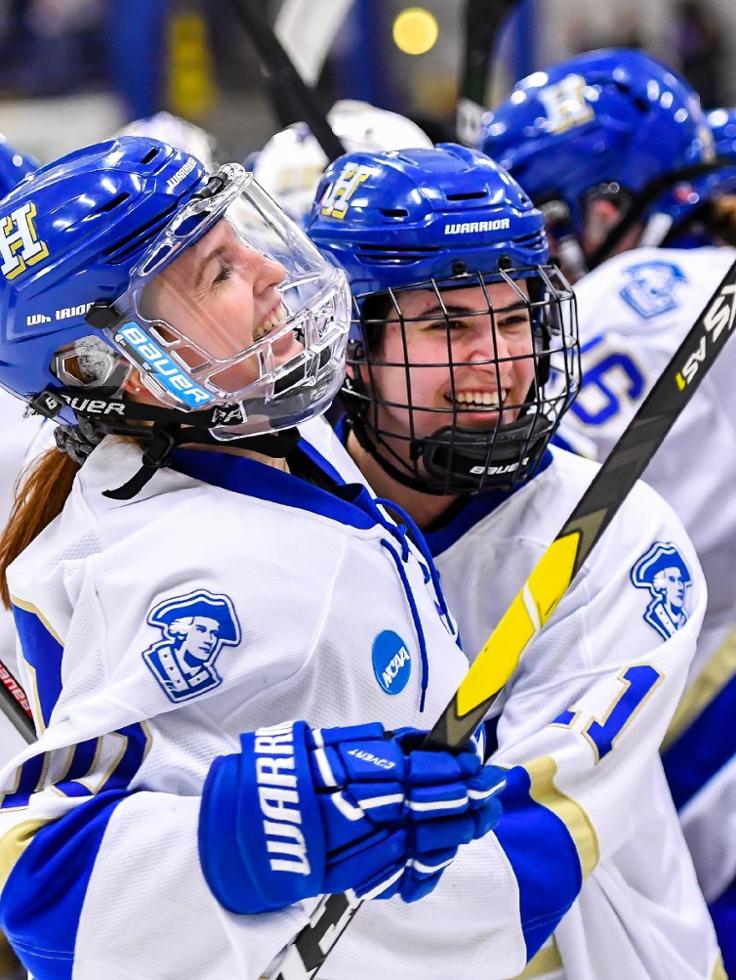 Sage Rink Hamilton News - Women's Hockey Wins NCAA Debut in Sold-out Russell Sage Rink ...