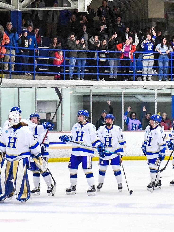 Sage Rink Hamilton News - Women's Hockey Wins NCAA Debut in Sold-out Russell Sage Rink ...