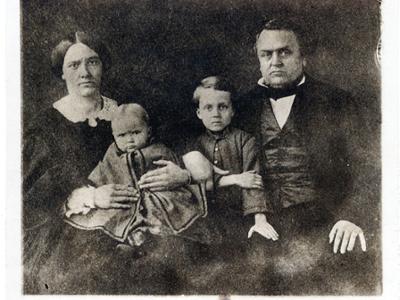 Justus Doolittle and his family