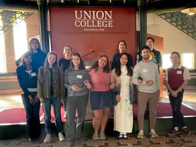 Hamilton students attend the Parilia conference at Union College.