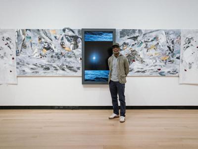 Shaunté Gates at Exhibition Installation