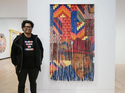 Felandus Thames at Exhibition Opening