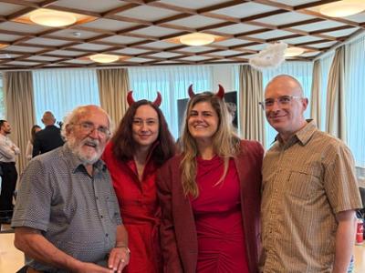 Williams backstage at the Ig Nobel Awards