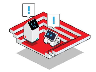 Red Pit Robots illustration