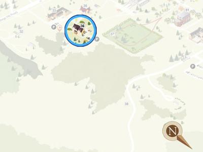 Wertimer House highlighted on the campus map