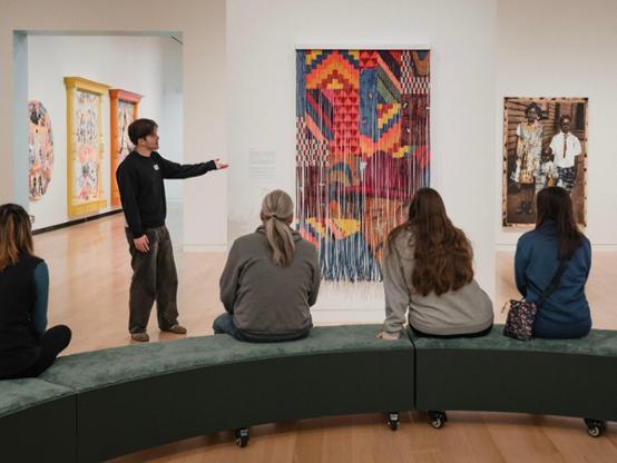 Teacher workshop at the Wellin Museum of Art