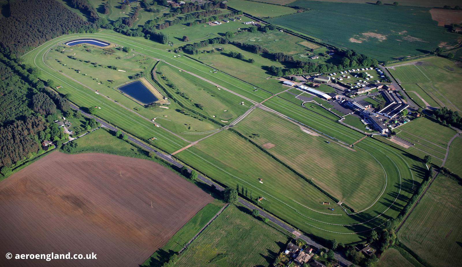 aeroengland Market Rasen Racecourse aerial photograph
