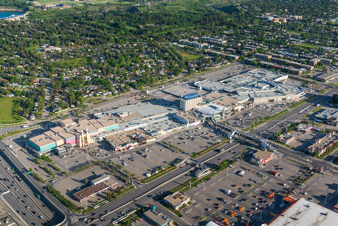 Aerial Photo Chinook Centre, Calgary