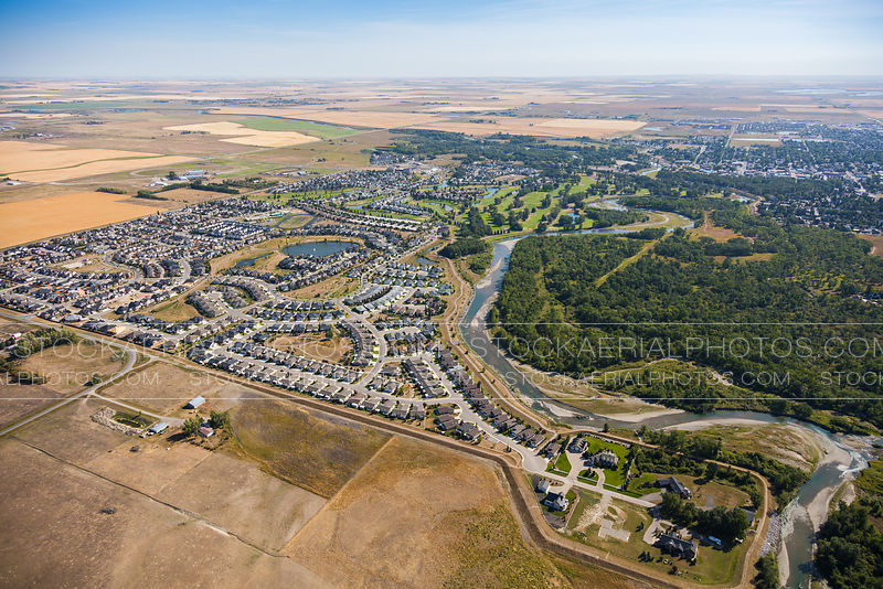 Stock Aerial Photos High River, Alberta