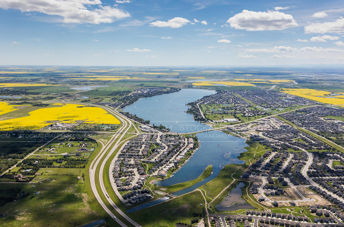 Aerial Photo Chestermere, Alberta