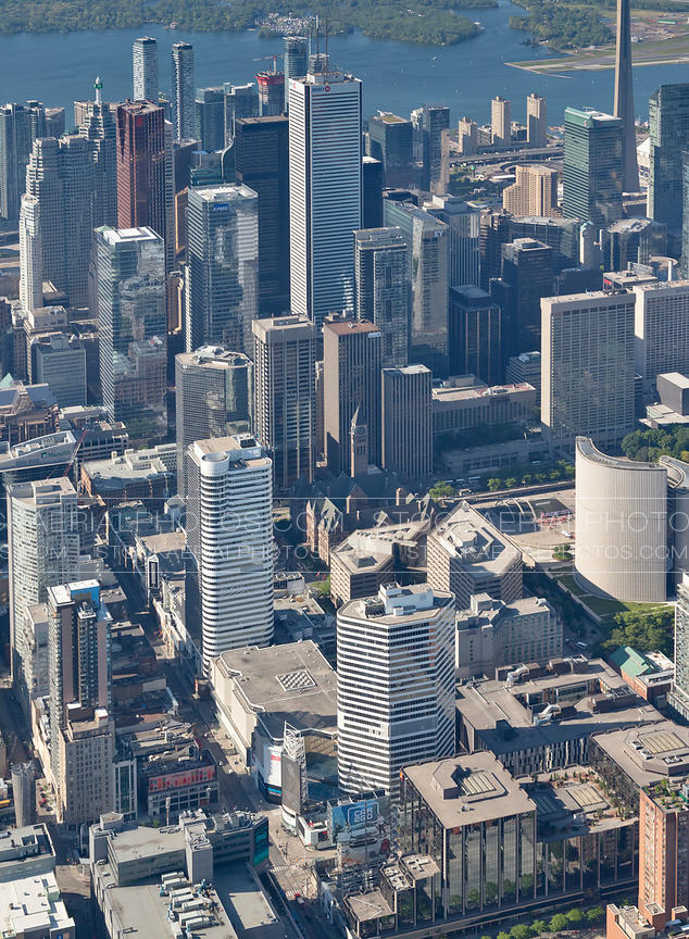 Aerial Photo Eaton Centre, Toronto