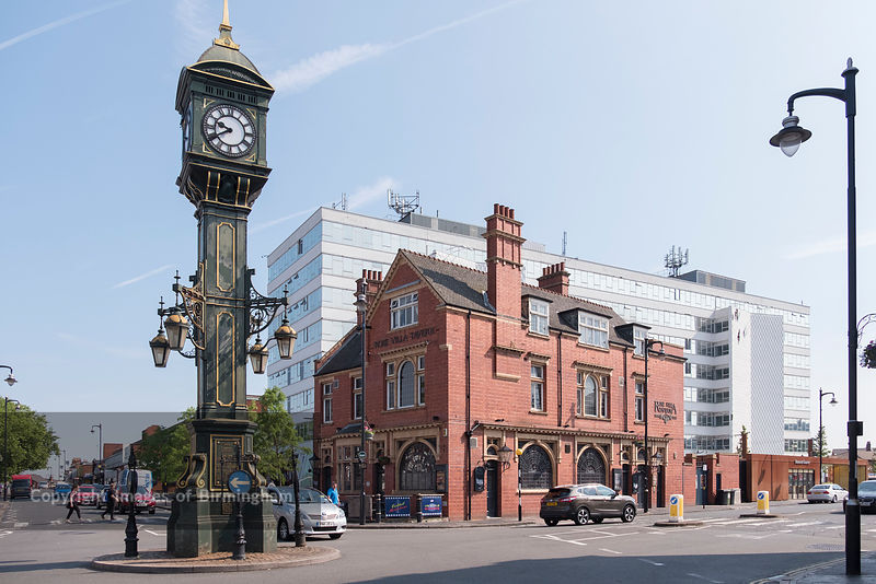 Images of Birmingham Photo Library The Jewellery Quarter Clock and Rose