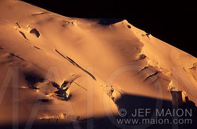 Mont Blanc crevasses