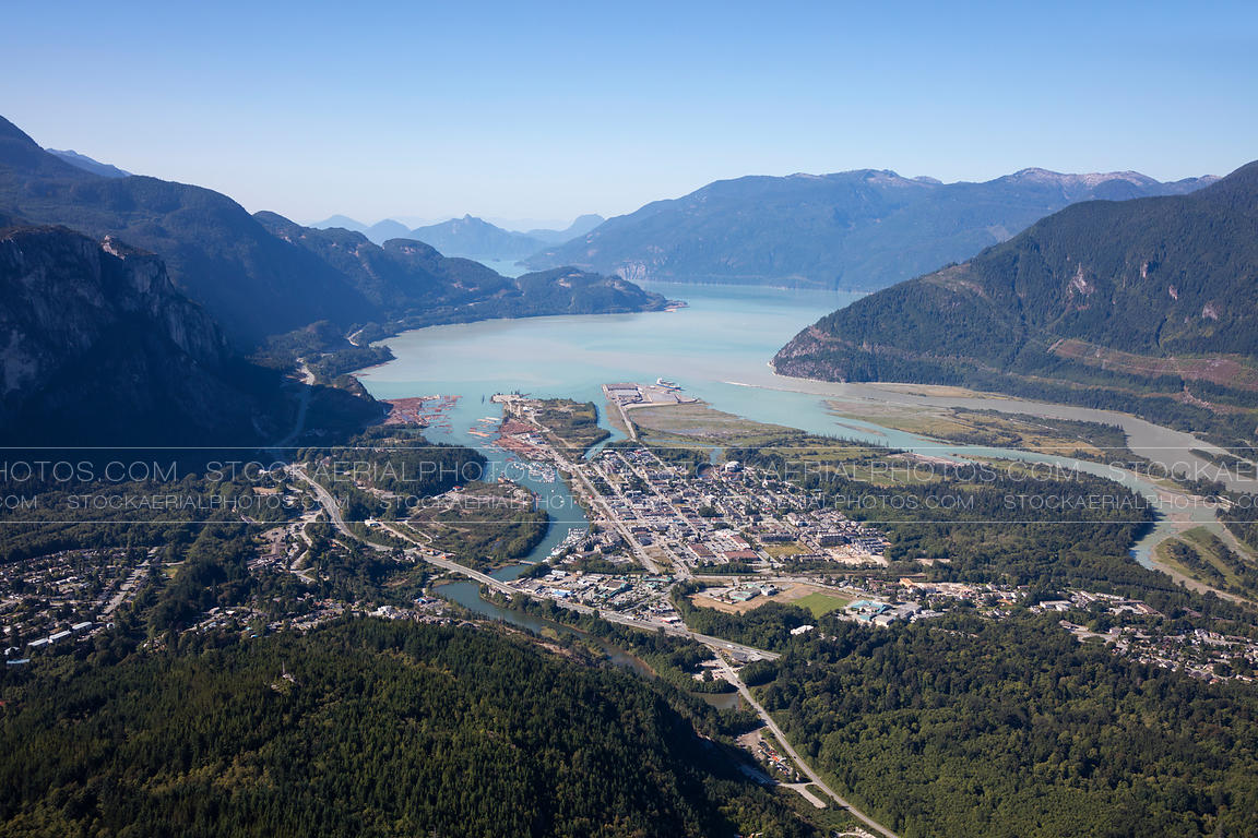 Aerial Photo Squamish, British Columbia