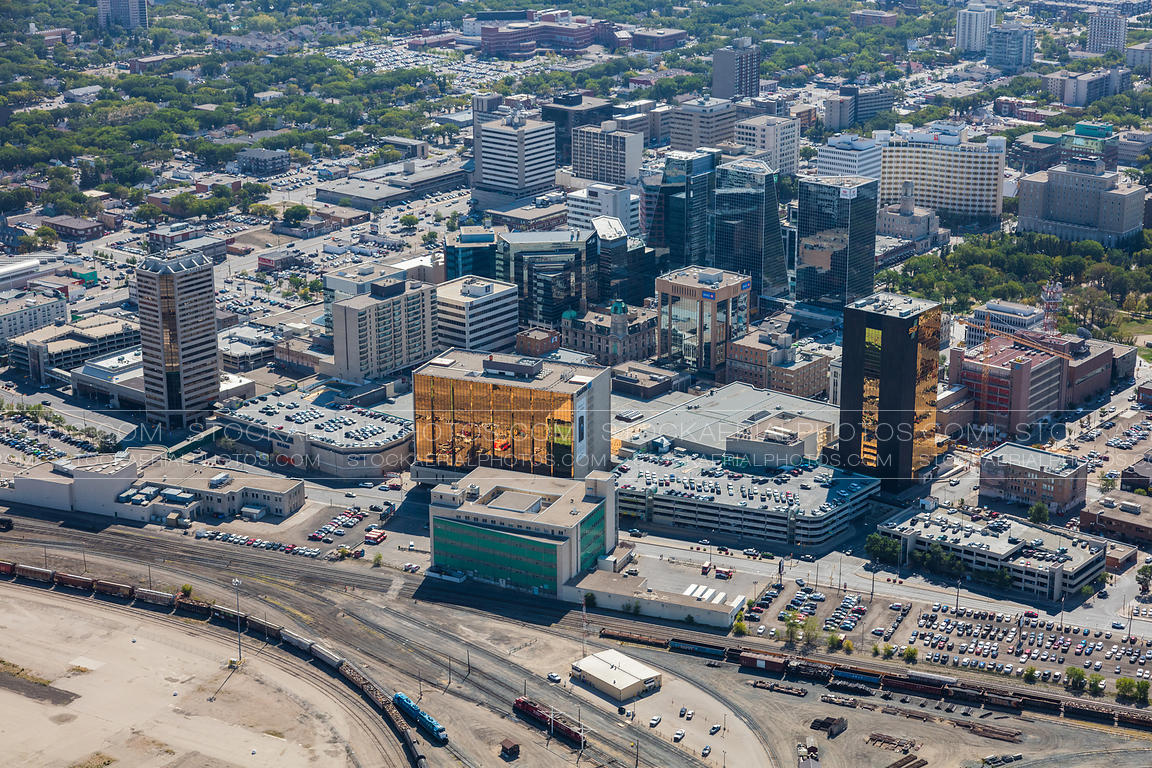 Aerial Photo Downtown Regina