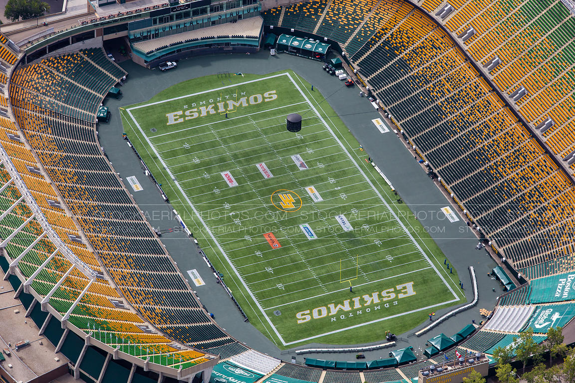 Aerial Photo Commonwealth Stadium