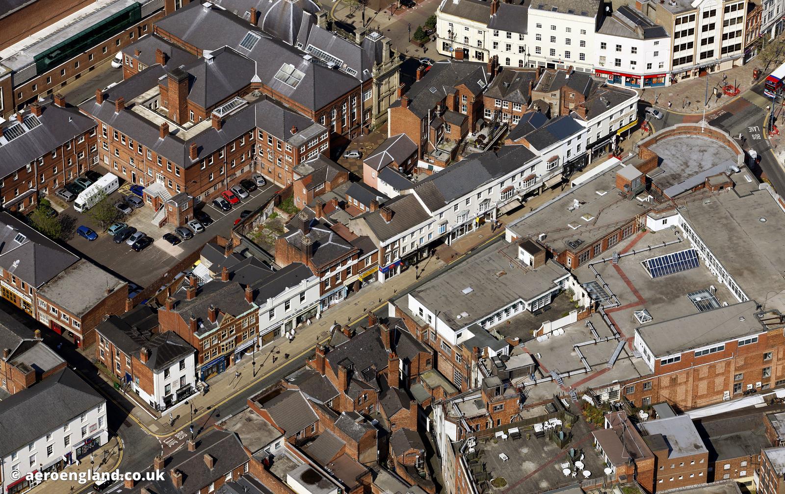 aeroengland aerial photograph of Darlington St.Wolverhampton WV1 4EX UK