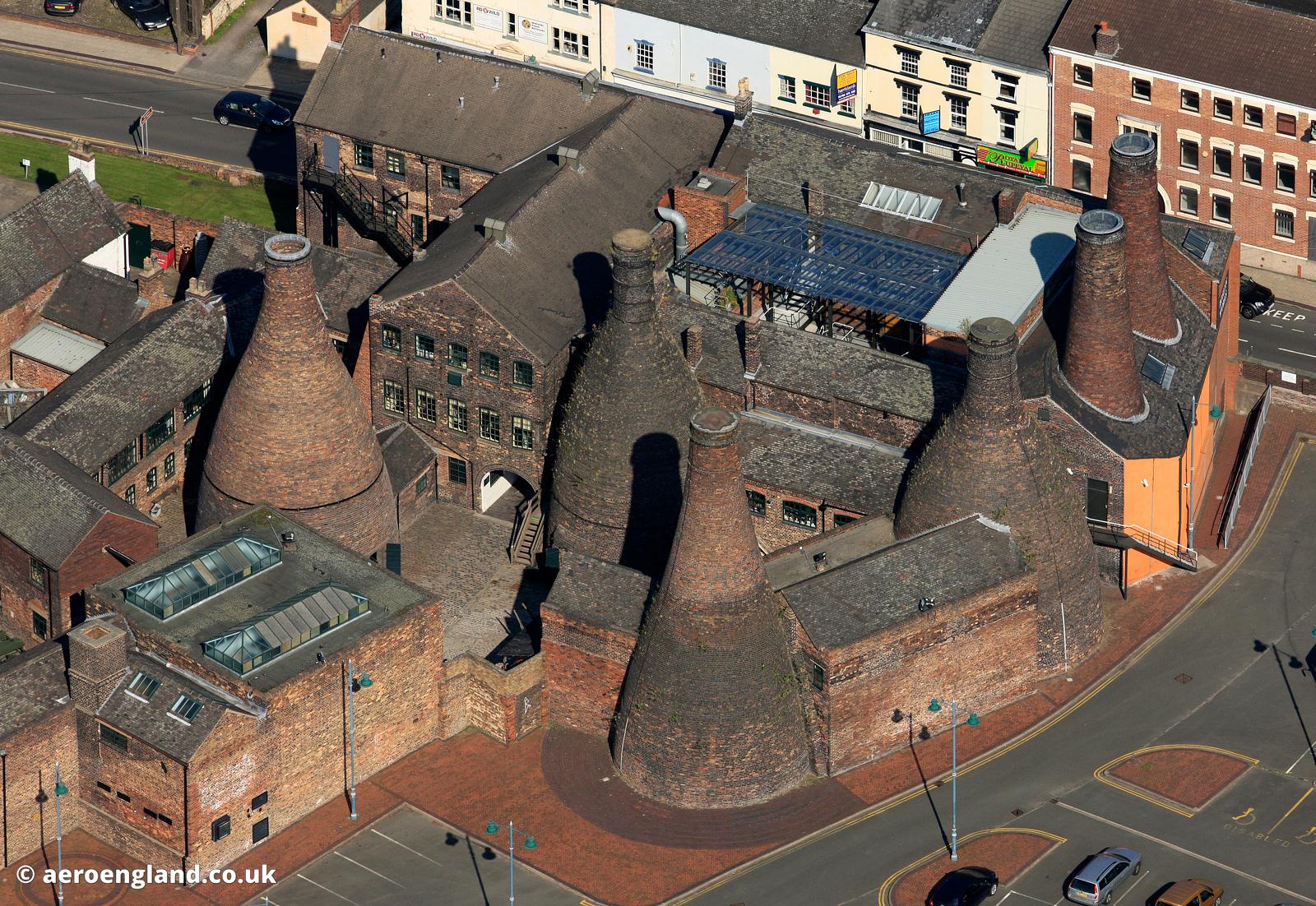 aeroengland The Potteries aerial photograph of the Gladstone