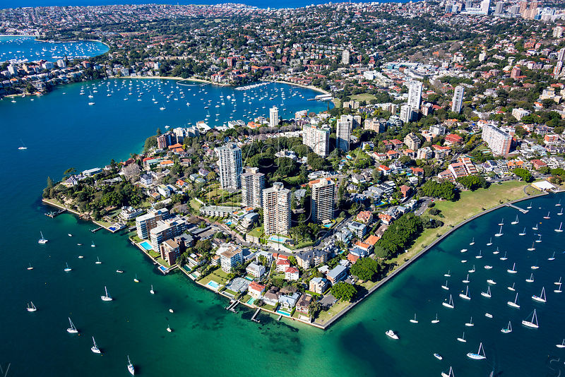 Sydney Aerial Photography Darling Point