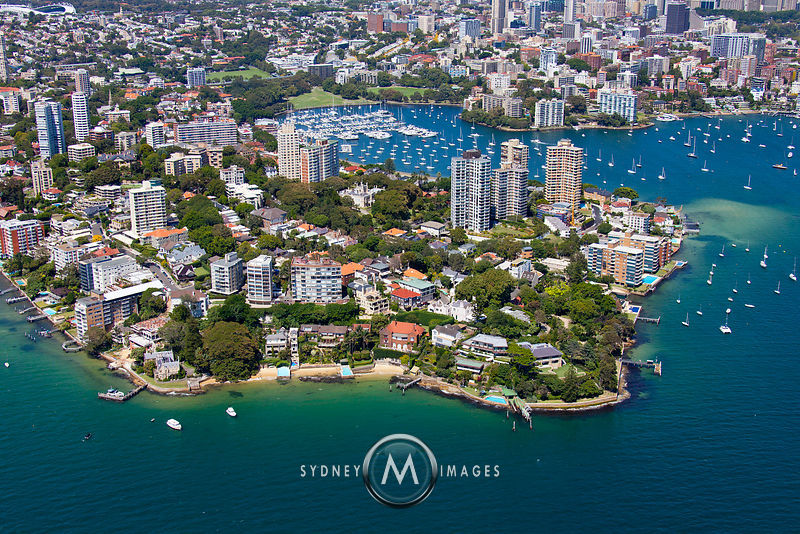 Sydney Aerial Photography Darling Point