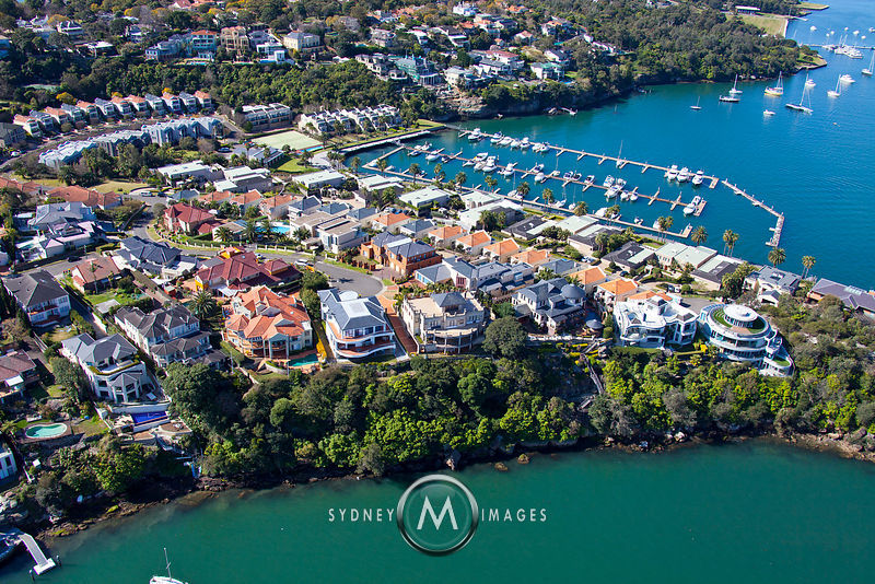 Sydney Aerial Photography Hunters Hill