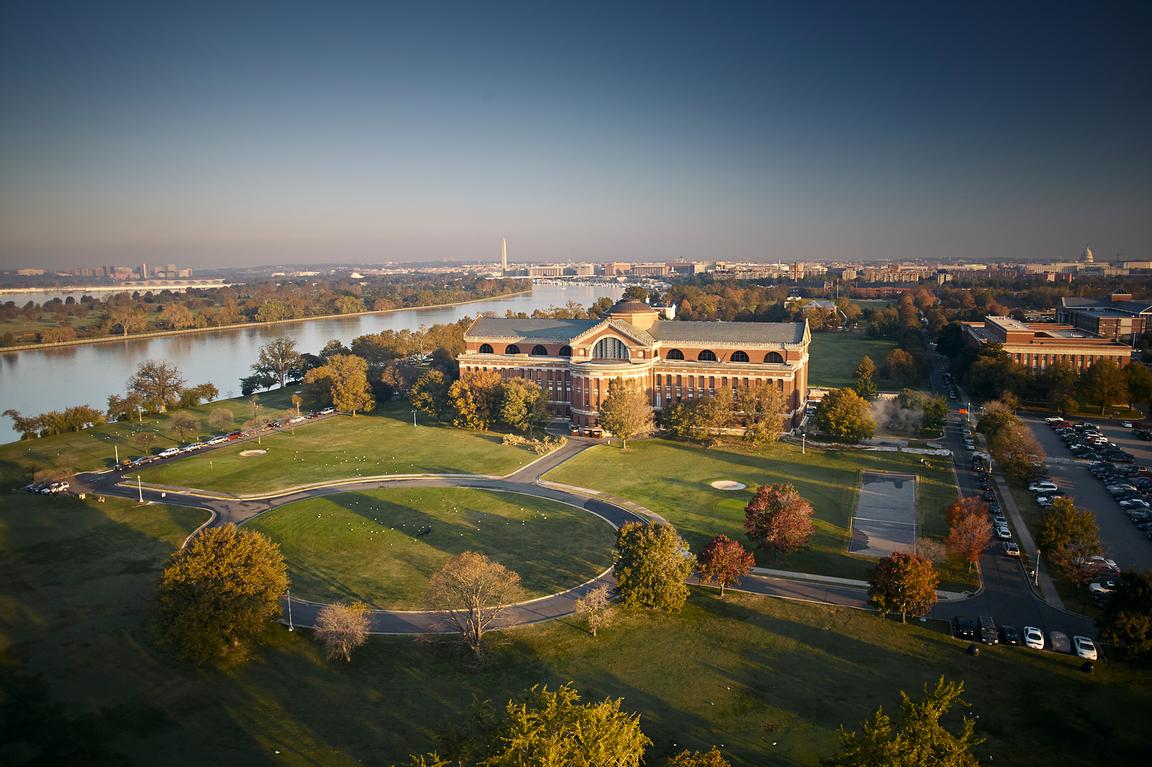 Aerial Photograph of the National War College in Washington DC