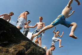Forty Foot, Sandycove, Dublin Bay.