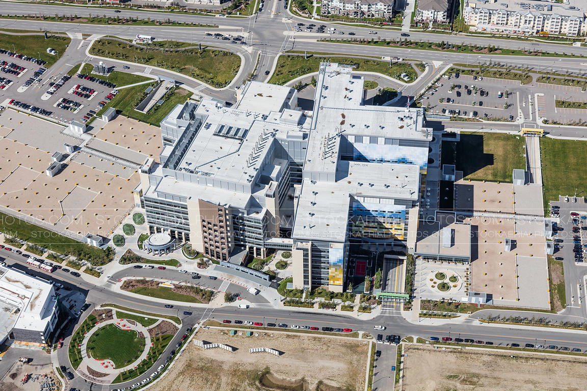 Aerial Photo South Health Campus, Calgary