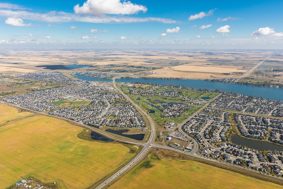 Aerial Photo Chestermere, Alberta
