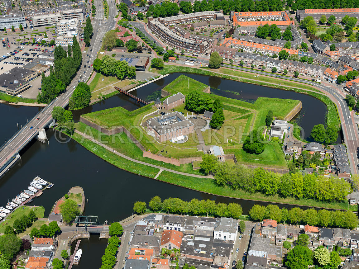 aerial photography of Citadel of Den Bosch, 's-Hertogenbosch, Noord