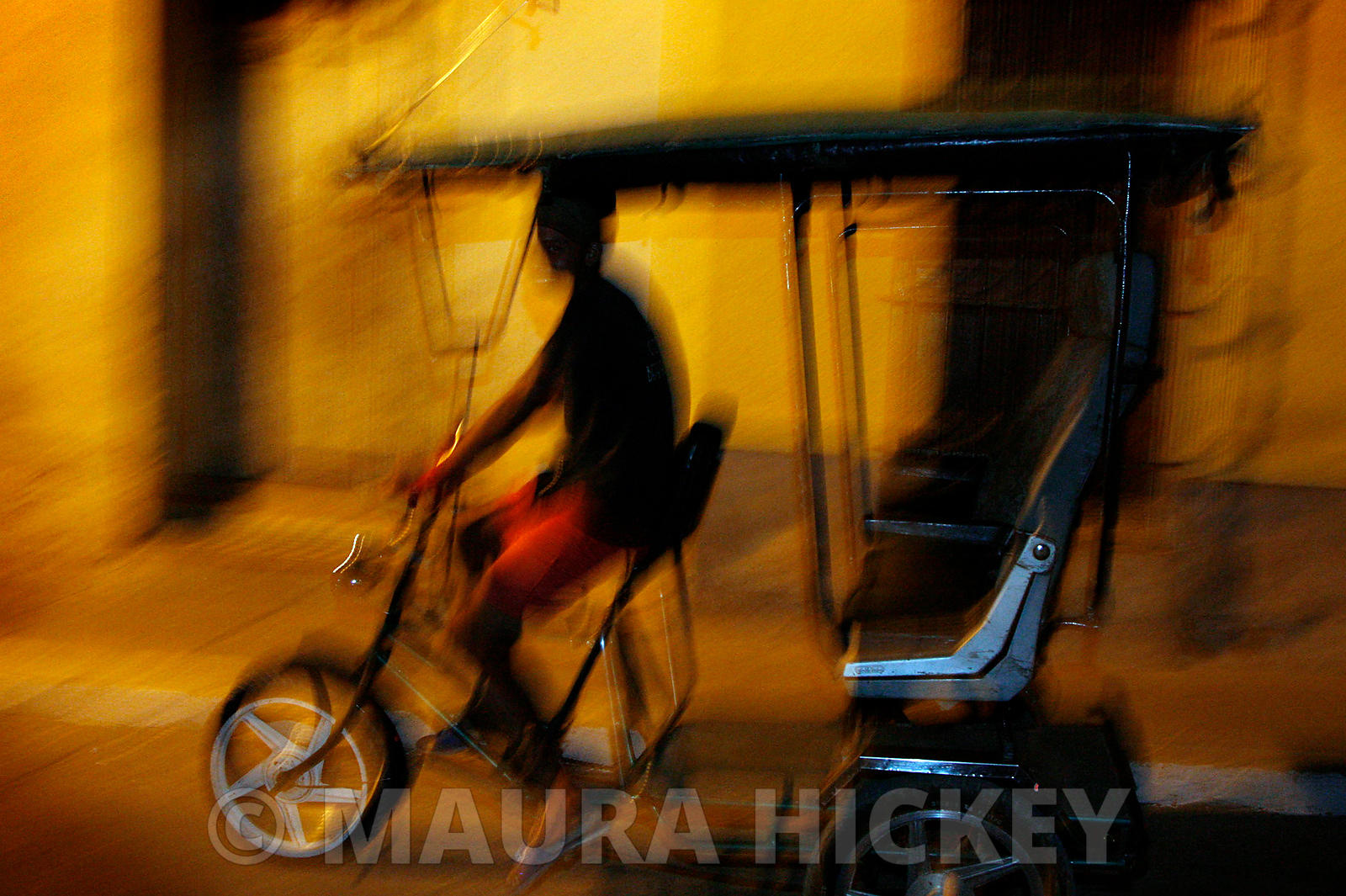 Rickshaw driver, Trinidad, Cuba.