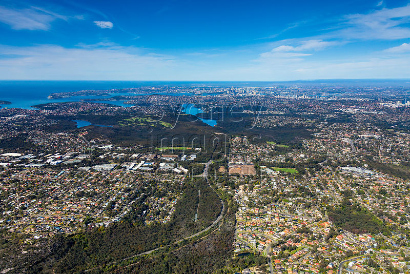 Sydney Aerial Photography Frenchs Forest to Sydney
