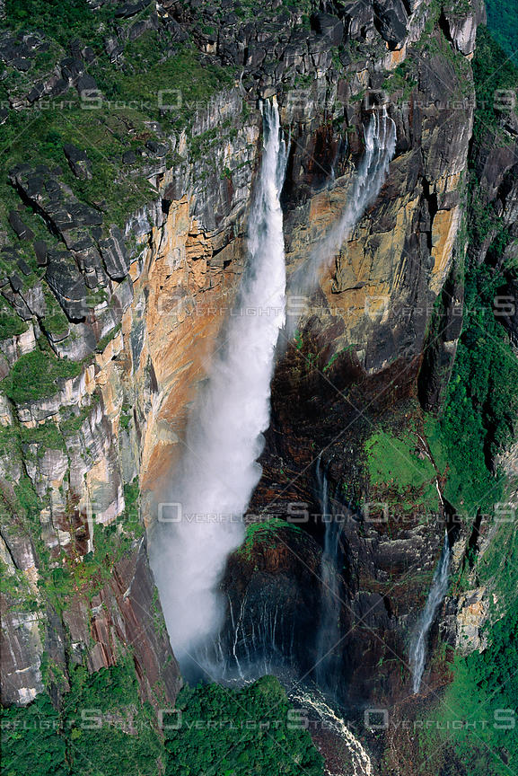 OverflightStock Salto Angel Highest Waterfall in World Venezuela