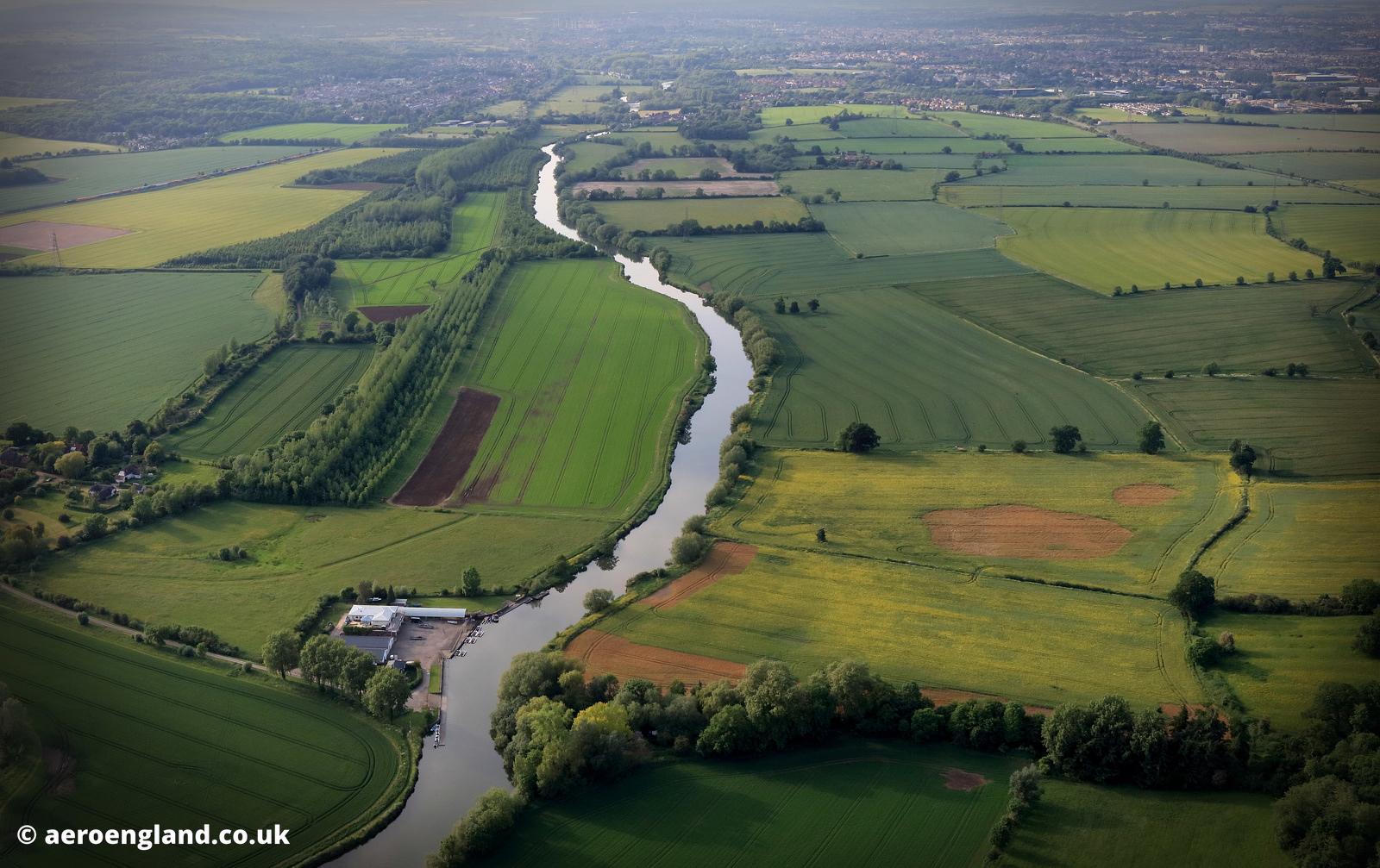aeroengland River Thames at Lower Radley Oxfordshire