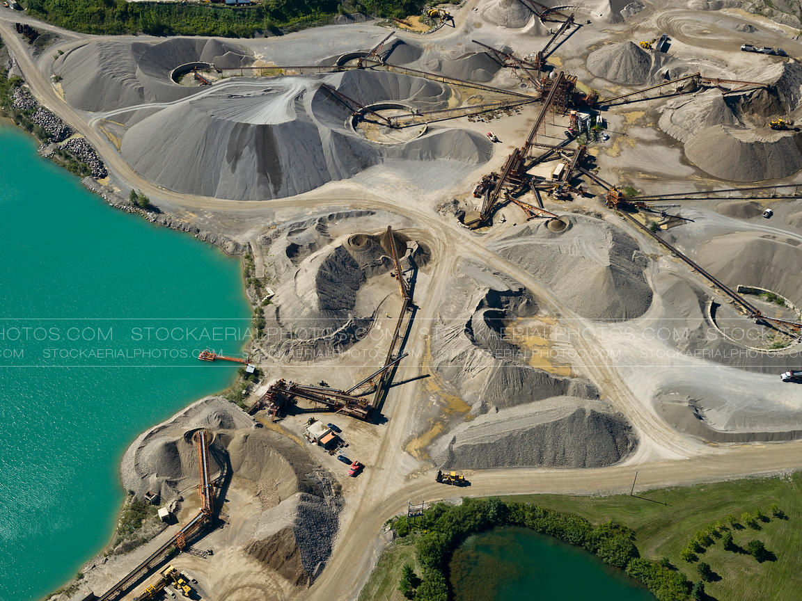 Aerial Photo Gravel Pit