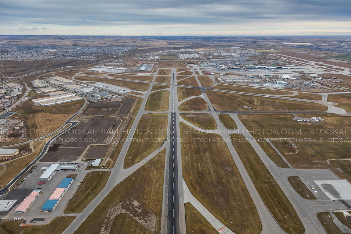 Aerial Photo Calgary International Airport