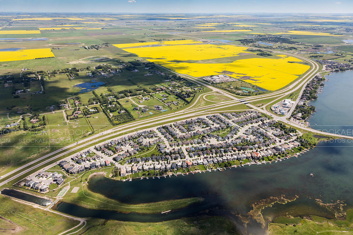 Aerial Photo Chestermere, Alberta