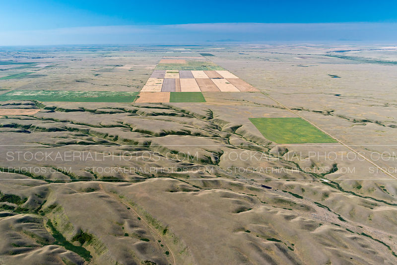 Aerial Photo Medicine Hat, Alberta