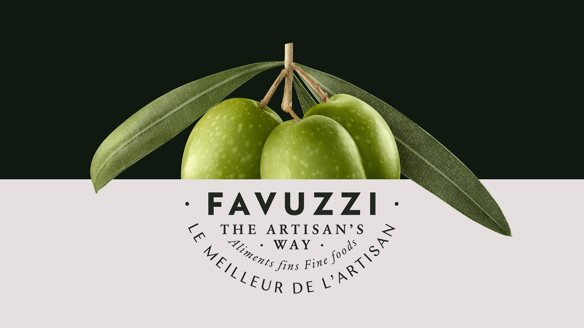 Logo Favuzzi avec olives
