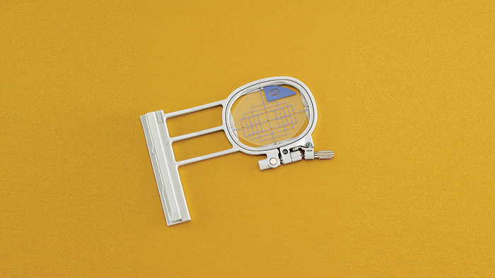 Embroidery Hoop and Grid (1"x 2 1/2")