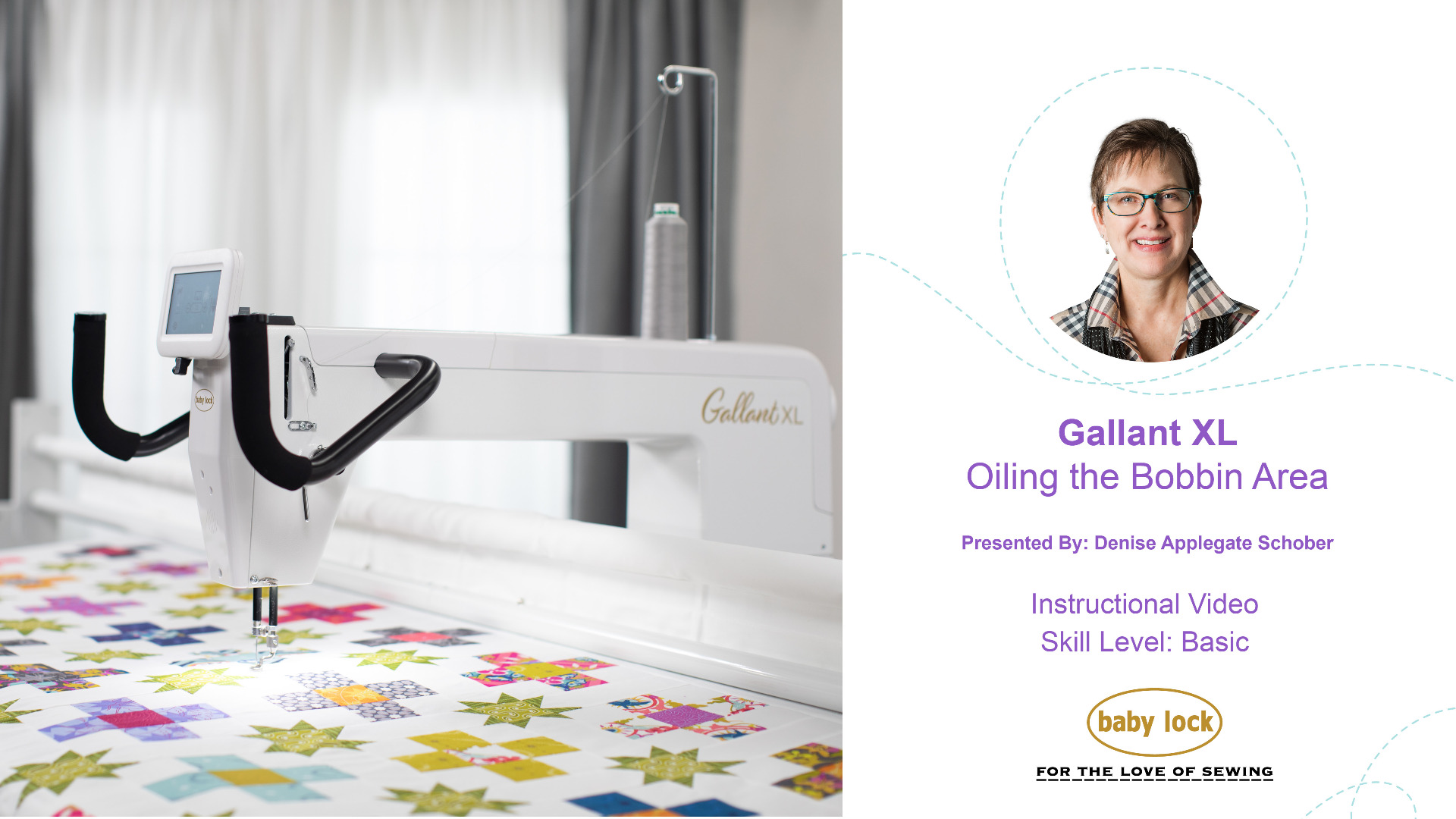 Gallant XL Oiling the Bobbin Area